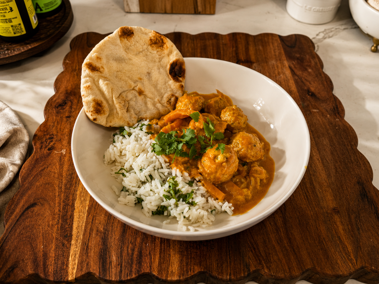 Coconut Curry Chicken Meatballs