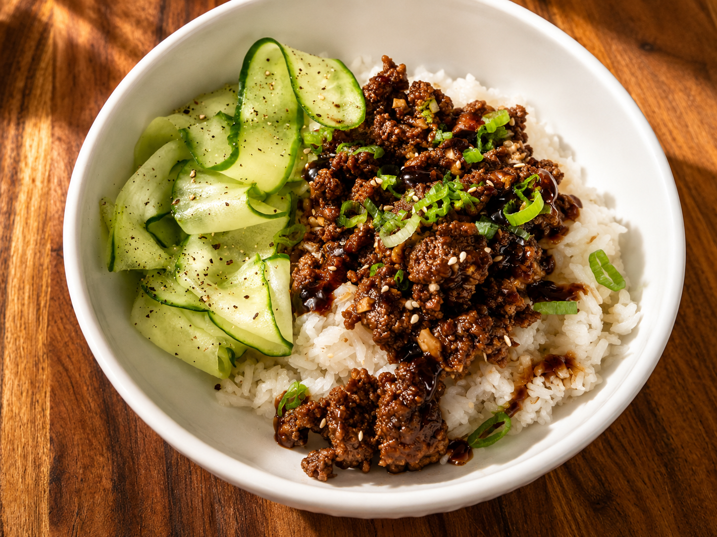 Peking-Style Beef Bowls