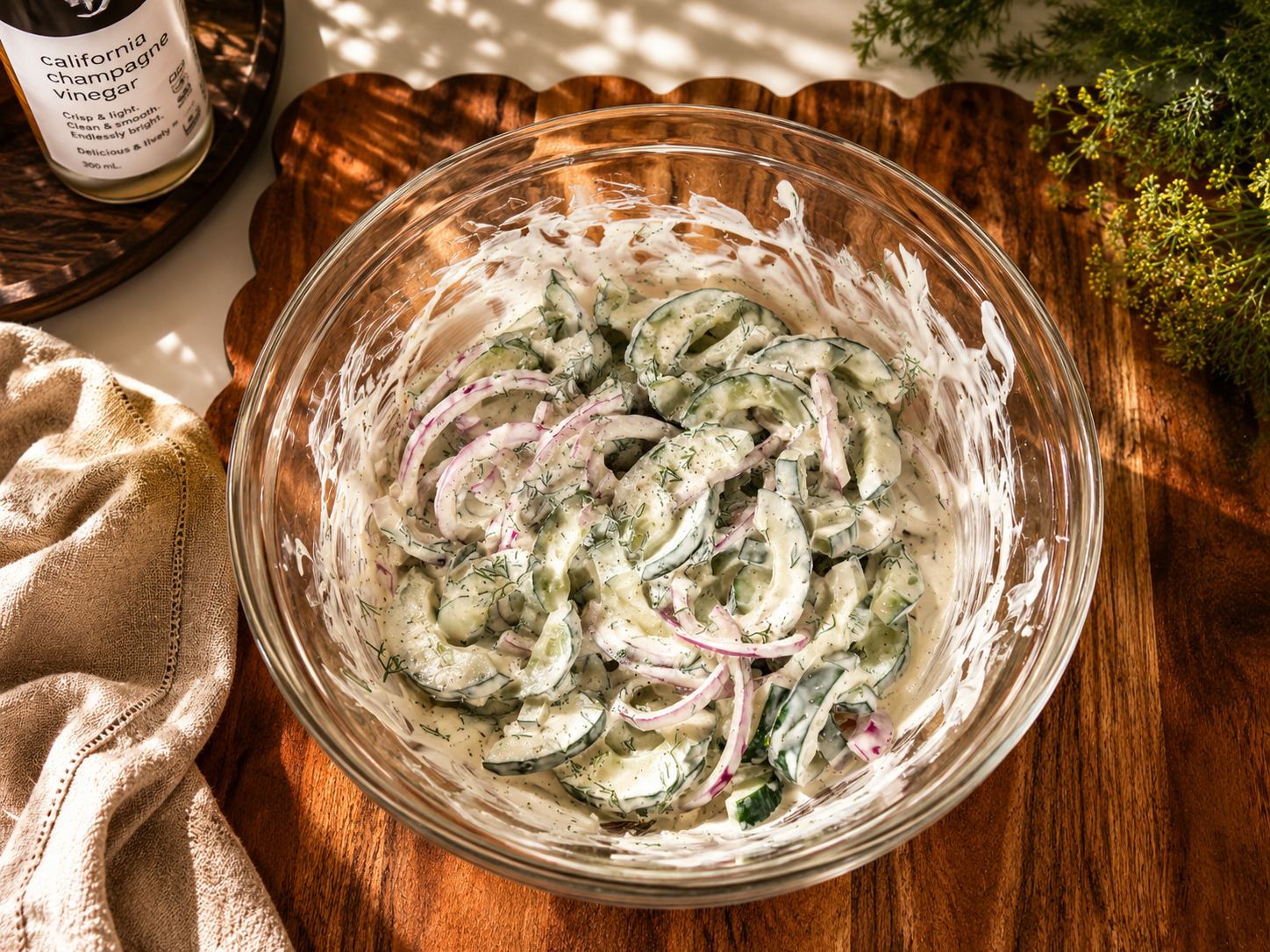 Creamy Cucumber Dill Salad
