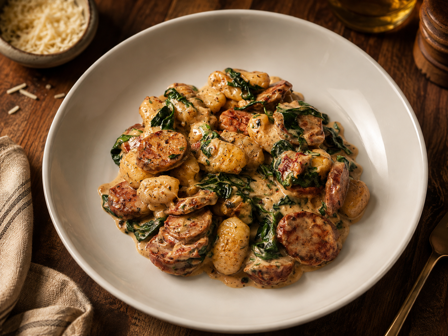 Creamy Sausage and Gnocchi