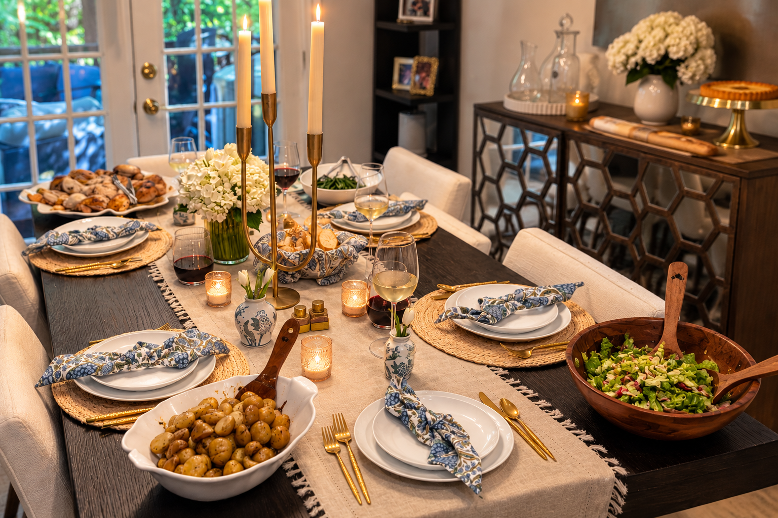 A French Inspired Birthday Dinner